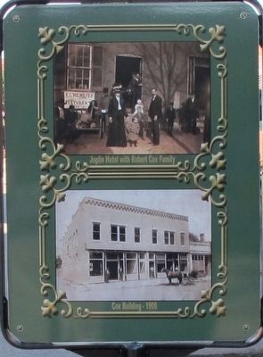 Cox Building History Marker image. Click for full size.