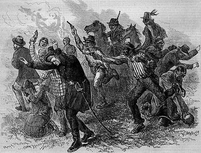 The murder of the Peace Commissioners. Click for full size. The murder of the Peace Commissioners image. Click for full size.