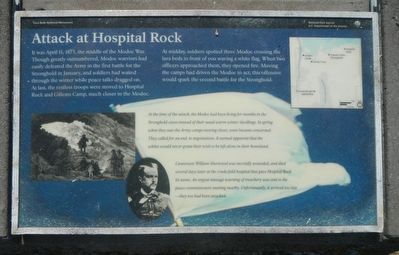 Attack at Hospital Rock Marker. Click for full size. Attack at Hospital Rock Marker image. Click for full size.