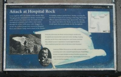 Attack at Hospital Rock Marker image. Click for full size.