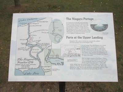 The Niagara Portage Marker. Click for full size. The Niagara Portage Marker image. Click for full size.
