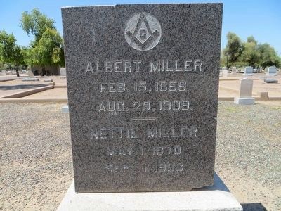 Albert E. Miller grave. Click for full size. Albert E. Miller grave image. Click for full size.