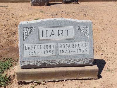 Dr. Fenn John Hart grave image. Click for full size.
