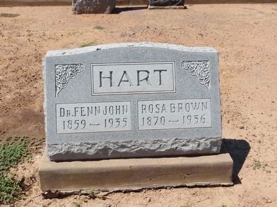 Dr. Fenn John Hart grave. Click for full size. Dr. Fenn John Hart grave image. Click for full size.