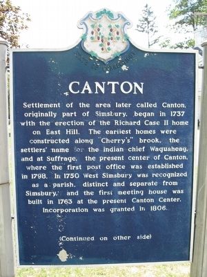 Canton Marker. Click for full size. Canton Marker image. Click for full size.