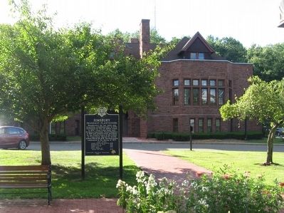 Simsbury Marker in front of Simsbury Town Hall. Click for full size. Simsbury Marker in front of Simsbury Town Hall image. Click for full size.