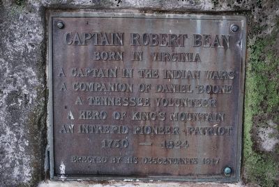 Captain Robert Bean Grave Marker #1 image. Click for full size.