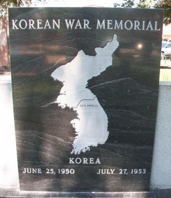 Korean War Memorial (back) image. Click for full size.
