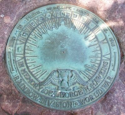 George H. Hawkins Memorial Marker image. Click for full size.
