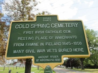 Cold Spring Cemetery Marker image. Click for full size.