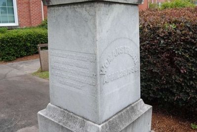 McDuffie and Columbia Counties Confederate Monument<br>South and East Inscriptions. Click for full size. McDuffie and Columbia Counties Confederate Monument<br>South and East Inscriptions image. Click for full size.