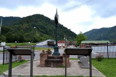 View to East Towards Downtown Matewan image. Click for full size.