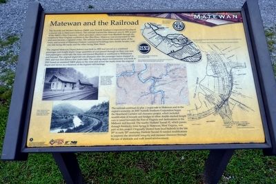 Matewan and the Railroad Marker image. Click for full size.