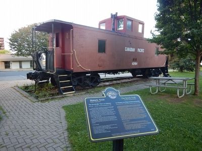 Wideview of The Brockville "Van" or Caboose Marker image. Click for full size.