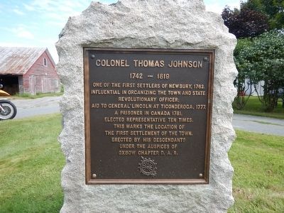 Colonel Thomas Johnson Marker image. Click for full size.