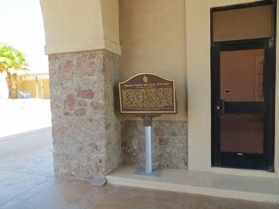 Papago Park's Military History Marker. Click for full size. Papago Park's Military History Marker image. Click for full size.