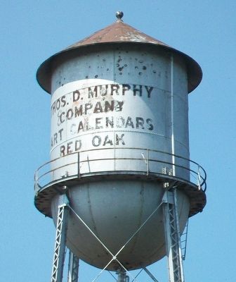 Former Thomas D. Murphy Company Water Tower image. Click for full size.