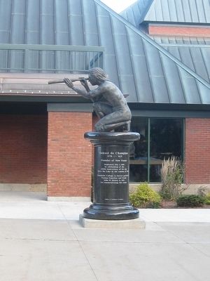 Samuel de Champlain Statue. Click for full size. Samuel de Champlain Statue image. Click for full size.
