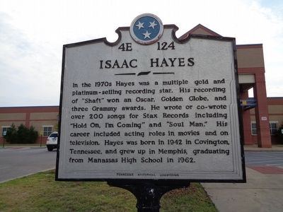 Isaac Hayes Marker image. Click for full size.