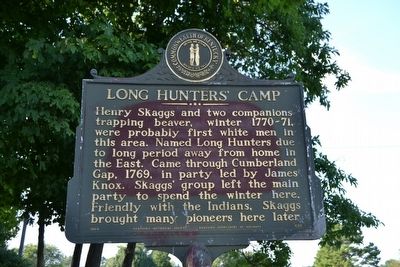 Long Hunters' Camp Marker image. Click for full size.