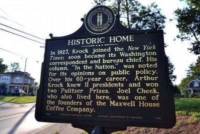 Historic Home Marker. Click for full size. Historic Home Marker image. Click for full size.