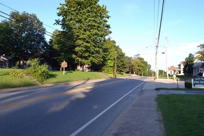 View to Southeast from E. Main Street. Click for full size. View to Southeast from E. Main Street image. Click for full size.