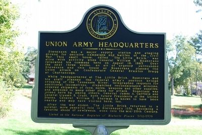 Union Army Headquarters Marker image. Click for full size.
