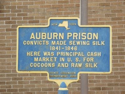 Auburn Prison Marker image. Click for full size.