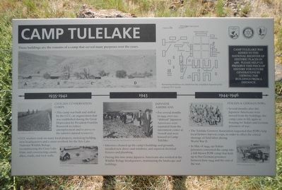 Camp Tulelake Marker image. Click for full size.
