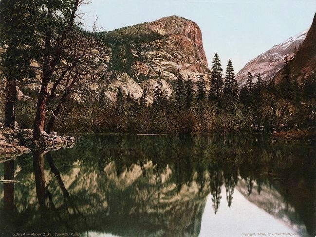 <i>Mirror Lake, Yosemite Valley.</i> image. Click for full size.