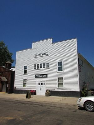 Medora Town Hall image. Click for full size.