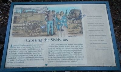 Crossing the Siskiyous Marker image. Click for full size.