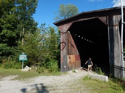 Wideview of Contoocook Railroad Bridge and Depot Marker image. Click for full size.
