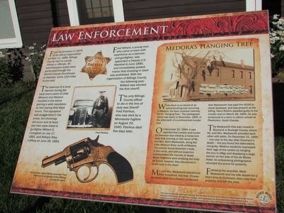 Law Enforcement Marker. Click for full size. Law Enforcement Marker image. Click for full size.