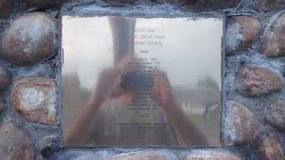 WWI Honor List of Dead Hamblen County. Click for full size. WWI Honor List of Dead Hamblen County image. Click for full size.