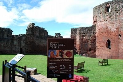 'The Most Magnificent Ruin in Scotland' Marker. Click for full size. 'The Most Magnificent Ruin in Scotland' Marker image. Click for full size.
