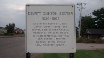 Dewitt Clinton Senter Marker image. Click for full size.