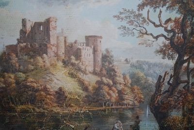 Bothwell Castle Painting image. Click for full size.
