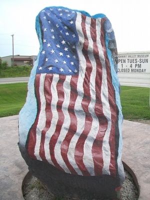 Clarinda Freedom Rock Veterans Memorial image. Click for full size.
