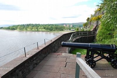 Battery overlooking River Clyde. Click for full size. Battery overlooking River Clyde image. Click for full size.