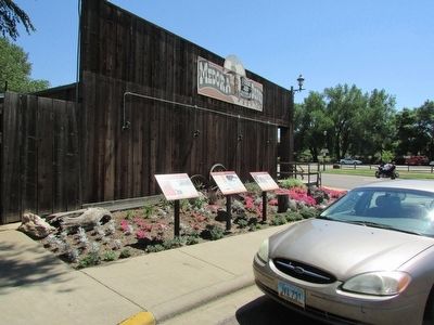 Markers in Medora image. Click for full size.