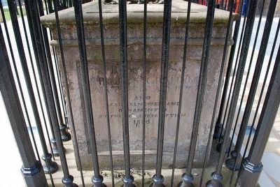 Sir John de Graeme Grave Inscription image. Click for full size.