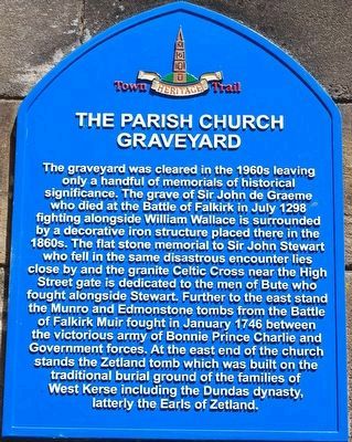 The Parish Church Graveyard Marker image. Click for full size.