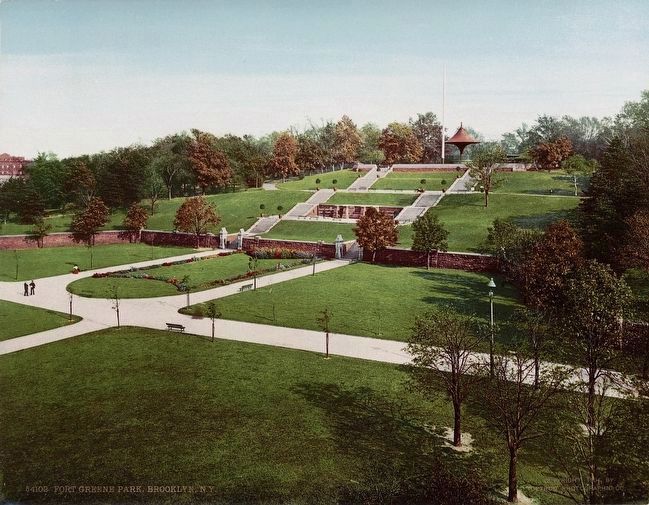 <i>Fort Greene Park, Brooklyn, N.Y.</i> image. Click for full size.