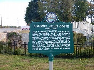 Colonel John Goffe Marker image. Click for full size.