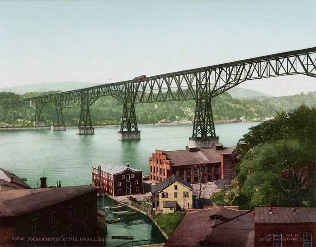 <i>Poughkeepsie Bridge, Poughkeepsie, N.Y.</i> image. Click for full size.