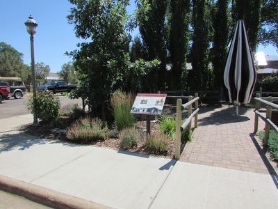 Marker in Medora. Click for full size. Marker in Medora image. Click for full size.