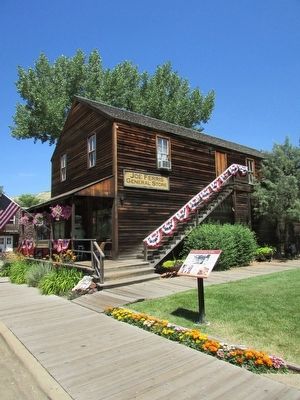 Marker in Medora. Click for full size. Marker in Medora image. Click for full size.