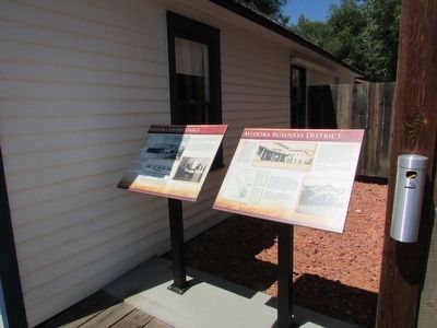 Medora Business District Marker image. Click for full size.