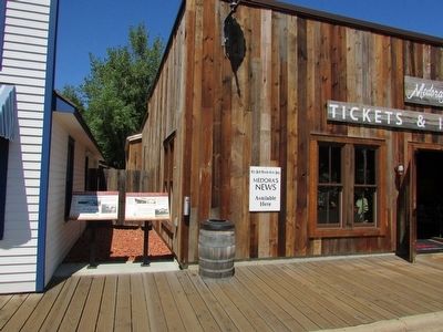 Markers in Medora image. Click for full size.